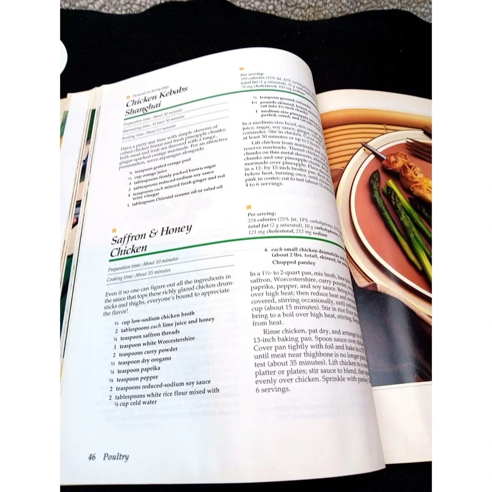 More‎ Low-Fat Recipes by Sunset Publishing Staff (1989, Softcover)
